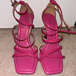 Michael Kors Pink Strappy Heels